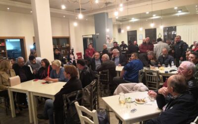 Σε μαζική συγκέντρωση κατοίκων στην Κοσμηρά  μίλησε ο Θωμάς Μπέγκας